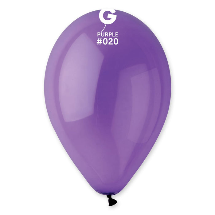 12" Latex Balloon - #020 Crystal Purple - 50pcs