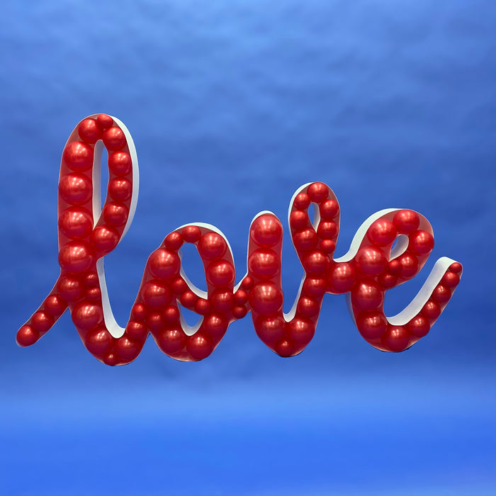 Love Shape | Balloon Mosaic Frame| 37.4in x 59.05in