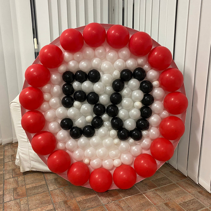 Circle Shape | Balloon Mosaic Frame| 47.25in
