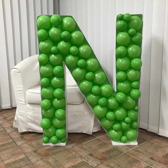 Letter N | Balloon Mosaic Frame| 39.37in x 30in