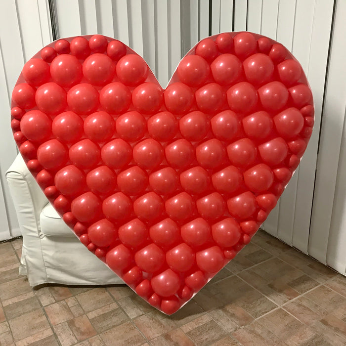 Heart Shape | Balloon Mosaic Frame| 47.25in x 47.25in