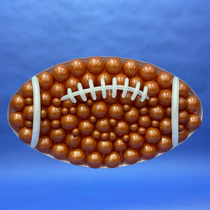 Football Shape | Balloon Mosaic Frame| 29.13in x 51.18in