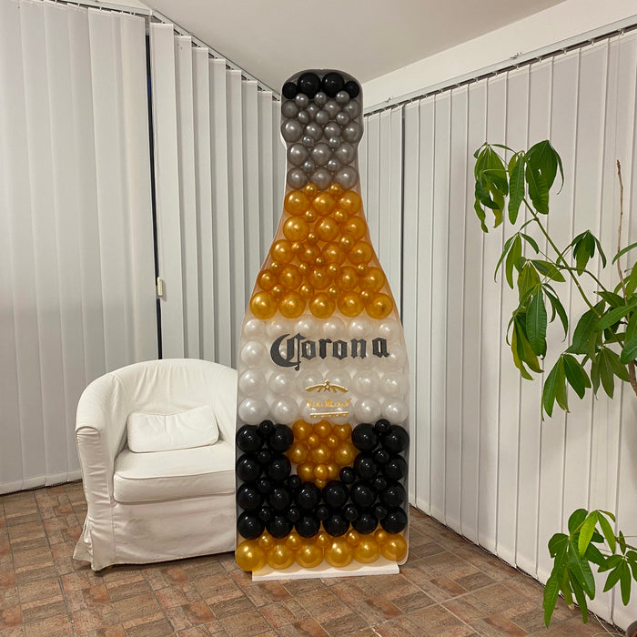 Bottle Shape - XL | Balloon Mosaic Frame| 53.15.5in x 27.55in
