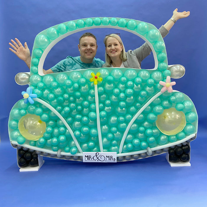 Beetle Shape | Balloon Mosaic Frame|  49.25in x 65in