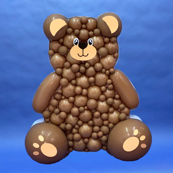 Bear Shape | Balloon Mosaic Frame| 43.31in x 35.43in