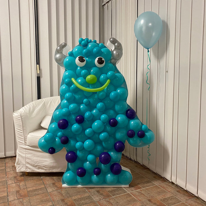 Monster Shape | Balloon Mosaic Frame| 51.2in x 39.37in