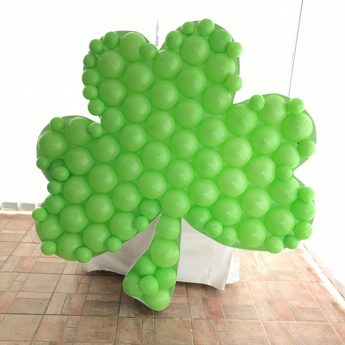 Shamrock Shape | Balloon Mosaic Frame| 47.25in x 45.7in