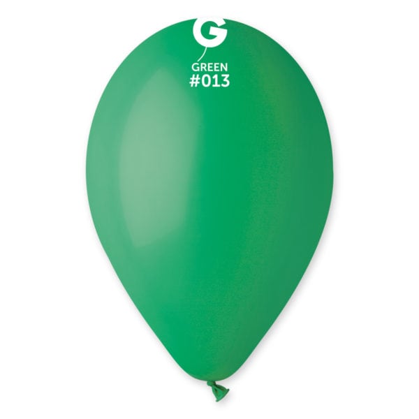 12" Latex Balloon - #013 Green - 50pcs