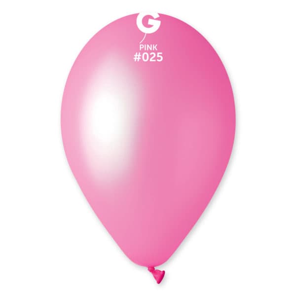 12" Latex Balloon - #025 Neon Pink - 50pcs
