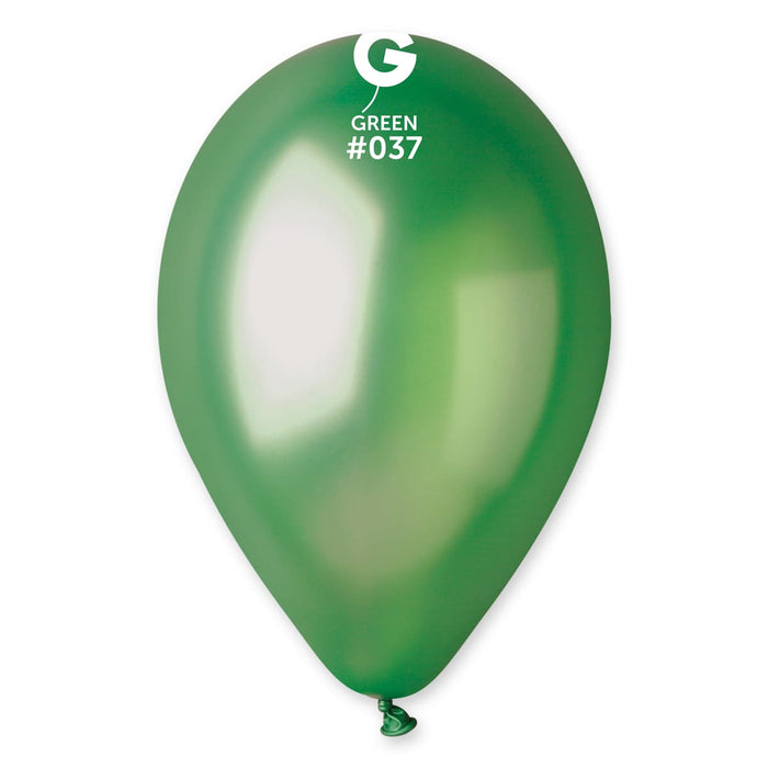 12" Latex Balloon - #037 Metallic Green - 50pcs