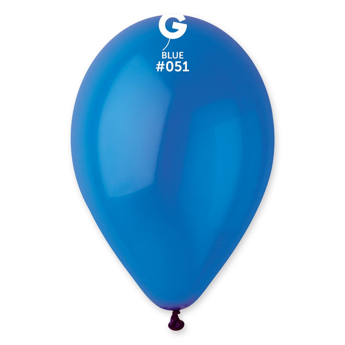 12" Latex Balloon - #051 Crystal Blue - 50pcs
