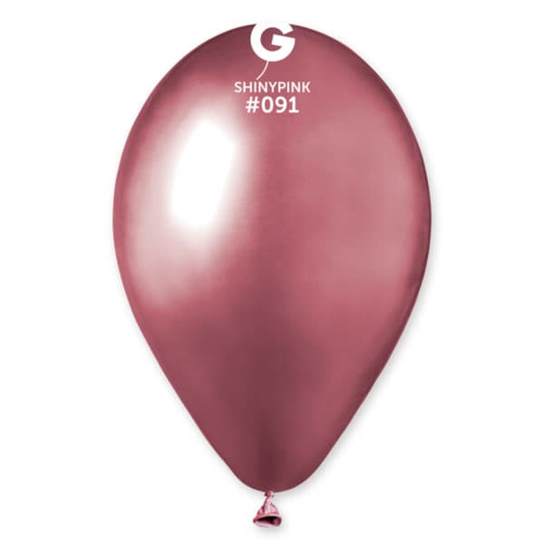 13" Latex Balloon - #091 Shiny Pink - 25pcs