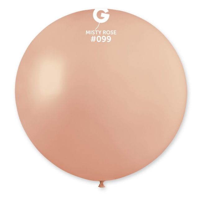 19" Latex Balloon - #099 Misty Rose- 25pcs