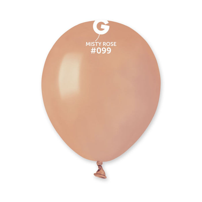 5" Latex Balloon - #099 Misty Rose - 100pcs