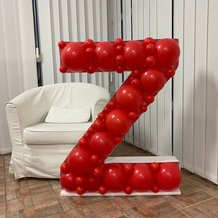Letter Z | Balloon Mosaic Frame|  39.37in x 32in