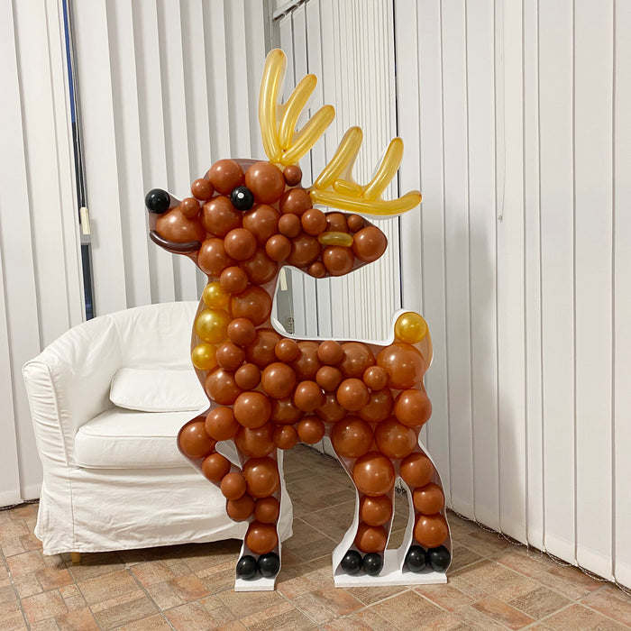 Deer Shape | Balloon Mosaic Frame|  62.5in x 32.25in