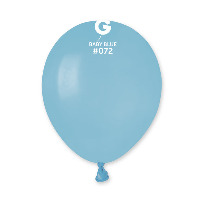 5" Latex Balloon - #072 Baby Blue - 100pcs