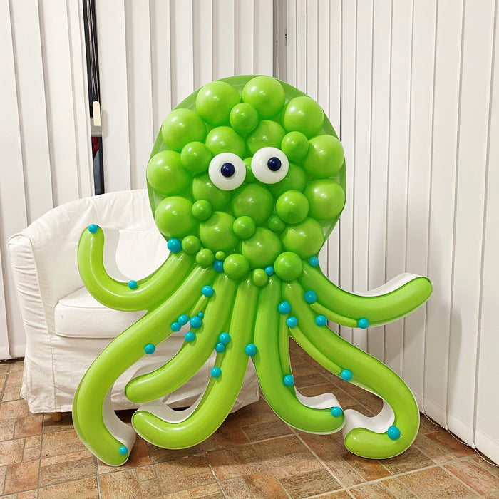 Octopus Shape | Balloon Mosaic Frame| 39.37in x 39.37in