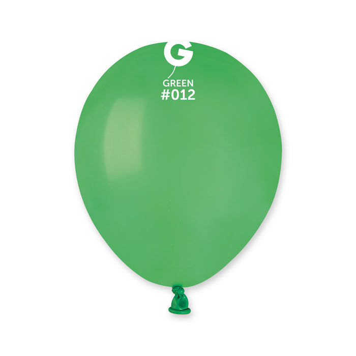 5" Latex Balloon - #012 Green - 100pcs