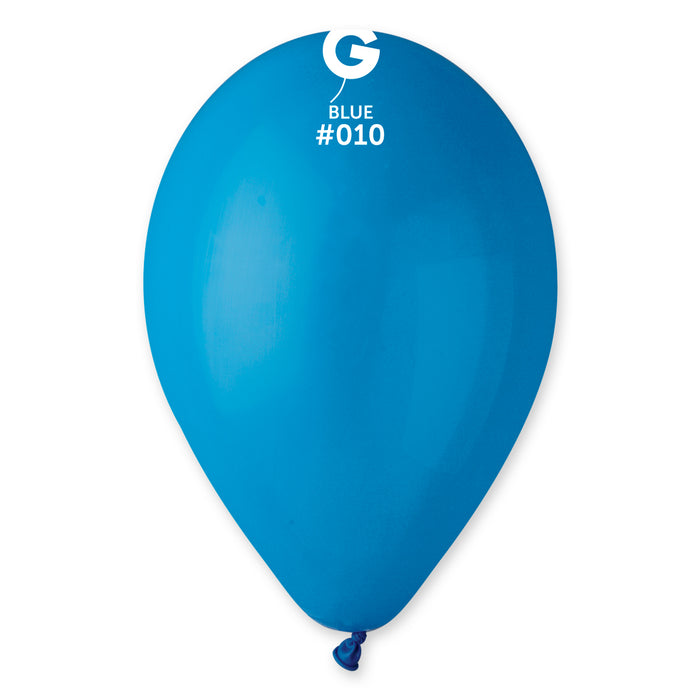 12" Latex Balloon - #010 Blue - 50pcs
