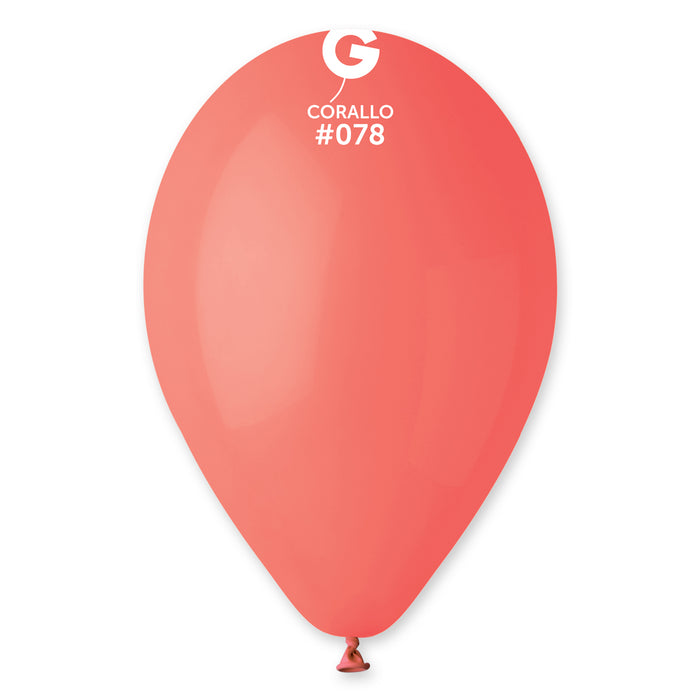 12" Latex Balloon - #078 Corallo - 50pcs