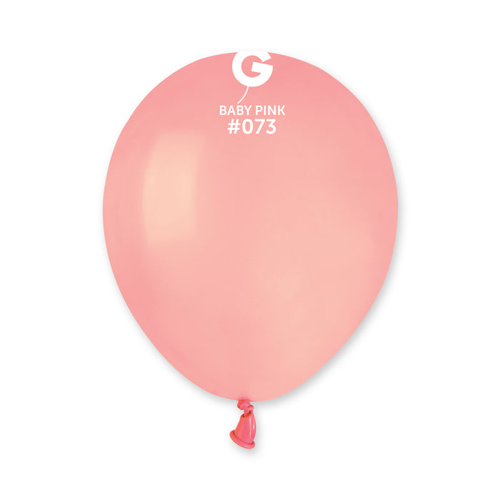 5" Latex Balloon - #073 Baby Pink - 100pcs