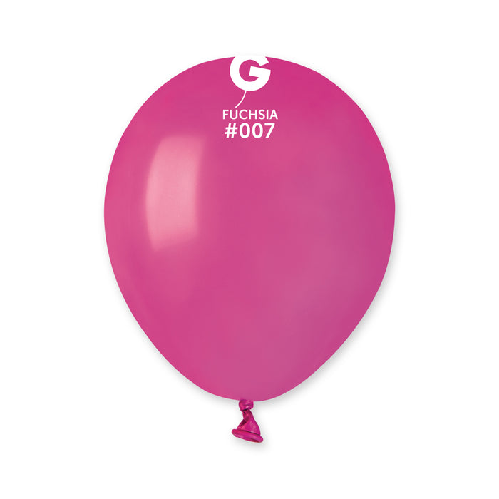 5" Latex Balloon - #007 Fuchsia - 100pcs