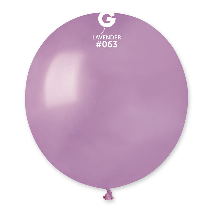 19" Latex Balloon - #063 Metallic Lavender - 25pcs