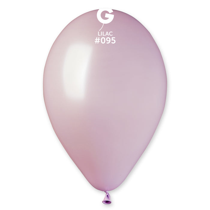 12" Latex Balloon - #095 Metallic Lilac - 50pcs