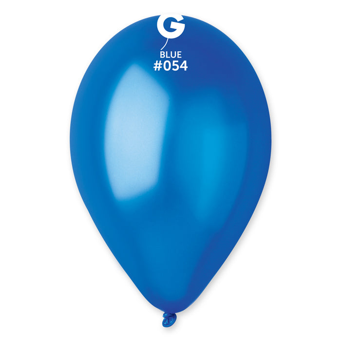 12" Latex Balloon - #054 Metallic Royal Blue - 50pcs