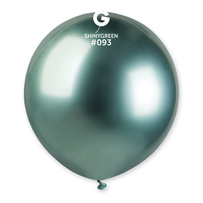 19" Latex Balloon - #093 Shiny Green - 25pcs