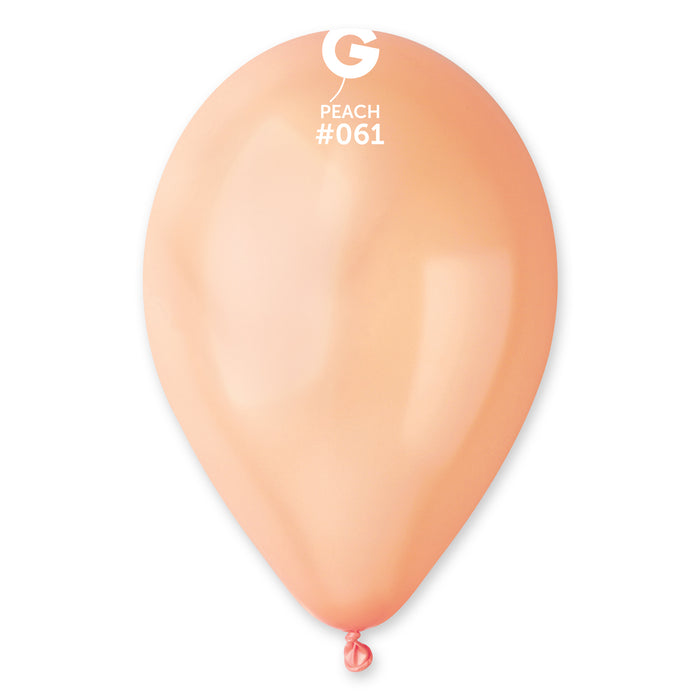 12" Latex Balloon - #061 Metallic Peach - 50pcs