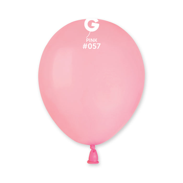 5" Latex Balloon - #057 Pink - 100pcs