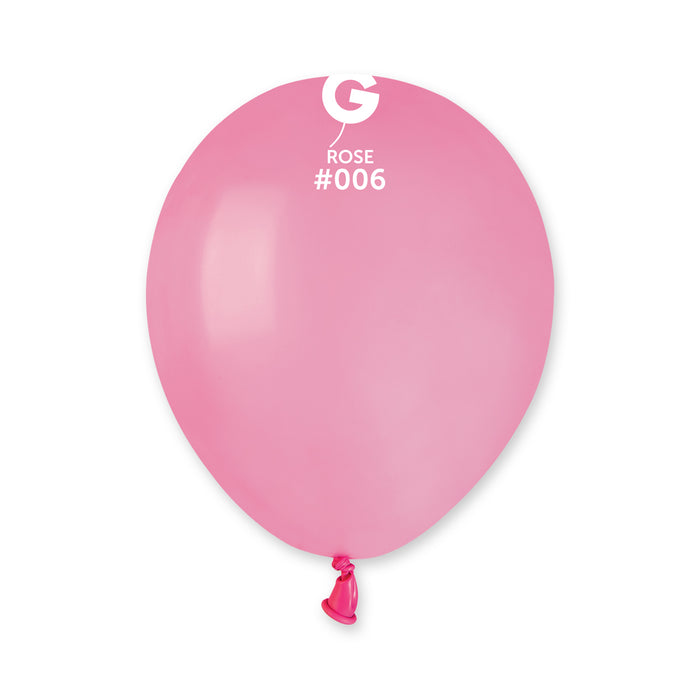 5" Latex Balloon - #006 Rose - 100pcs