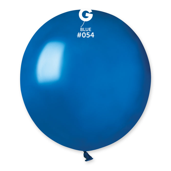 19" Latex Balloon - #054 Metallic Royal Blue - 25pcs