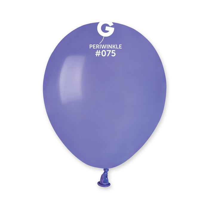 5" Latex Balloon - #075 Periwinkle - 100pcs