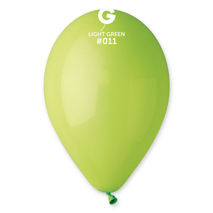 12" Latex Balloon - #011 Light Green - 50pcs