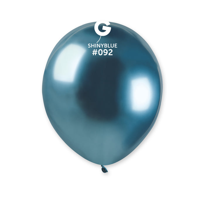 5" Latex Balloon - #092 Shiny Blue - 50pcs