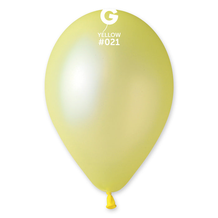 12" Latex Balloon - #021 Neon Yellow  - 50pcs