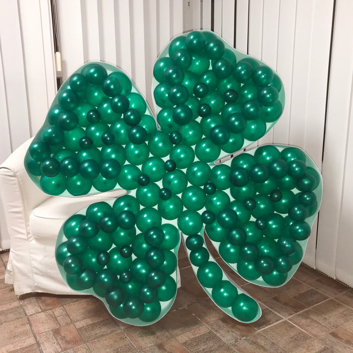 Clover Shape | Balloon Mosaic Frame| 47.25in x 44.5in