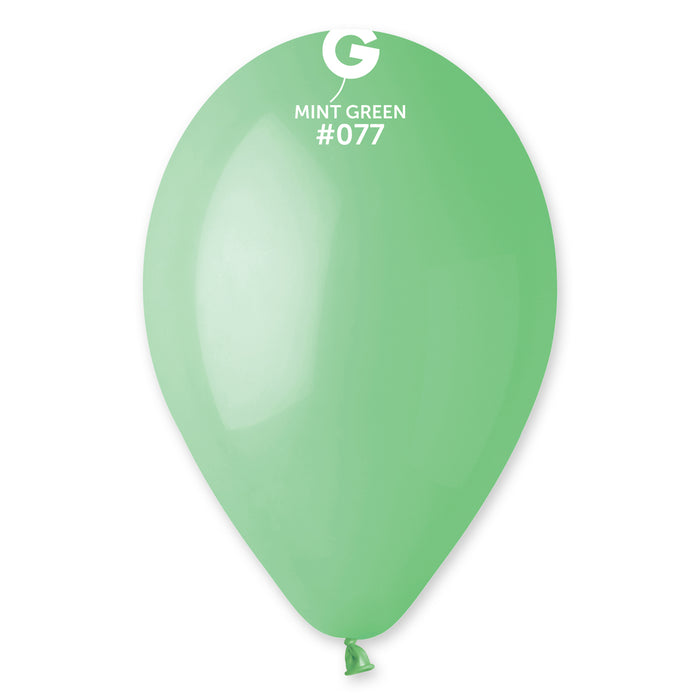 12" Latex Balloon - #077 Mint Green - 50pcs