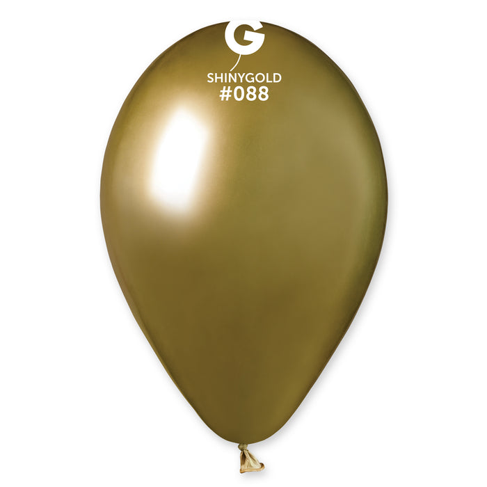 13" Latex Balloon - #088 Shiny Gold- 25pcs