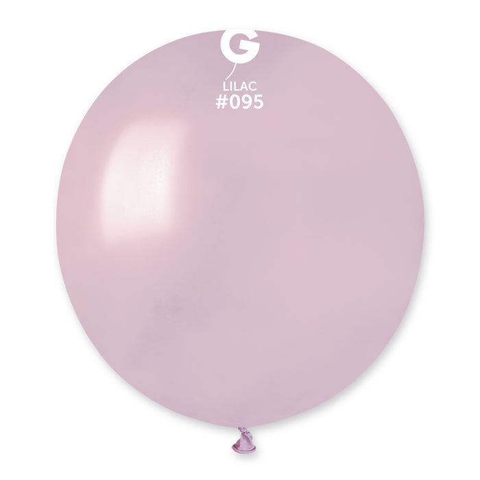 19" Latex Balloon - #095 Metallic Lilac - 25pcs