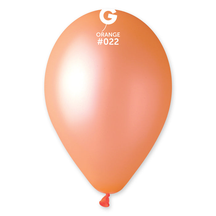 12" Latex Balloon - #022 Neon Orange  - 50pcs