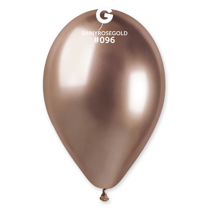 13" Latex Balloon - #096 Shiny Rose Gold- 25pcs